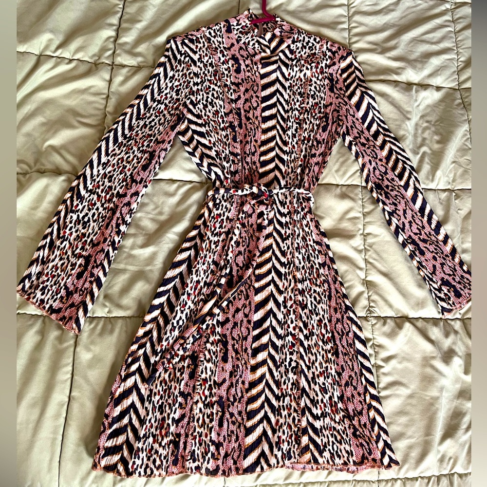 Nanushka Animal Print Dress - Size XS